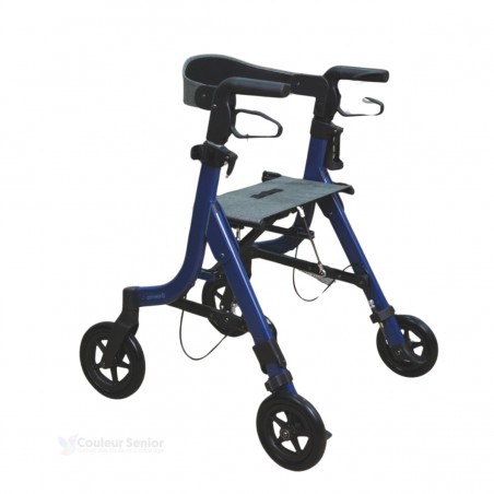 Cet excellent aide à la mobilité senior avec siège est un rollator remboursable par la Sécu.