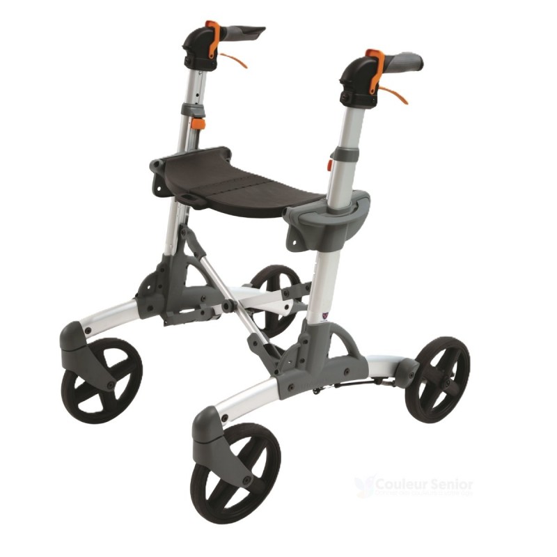 Déambulateur Volaris Smart Maxi gris, d'excellente qualité, fabriqué en Suède. Aide senior.