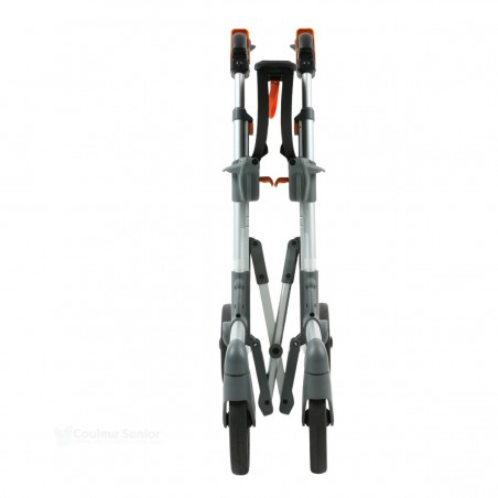 Déambulateur Volaris Smart Maxi gris de 7,5 kg , pliable, supportant 140 kg. Éligible au remboursement.