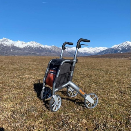 Chariot Let's Shop pour seniors actifs, roues robustes. Remboursement sécurité sociale.