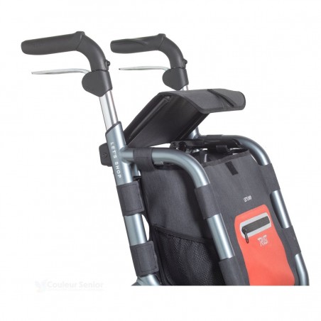 Rollator de courses Let's Shop élégant et léger. Remboursé par la sécurité sociale.