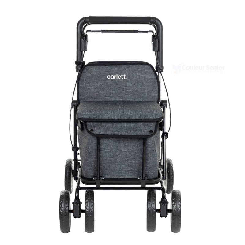 Rollator chariot Lett 900 gris, pratique et au super rapport qualité-prix. Remboursé sécurité sociale.