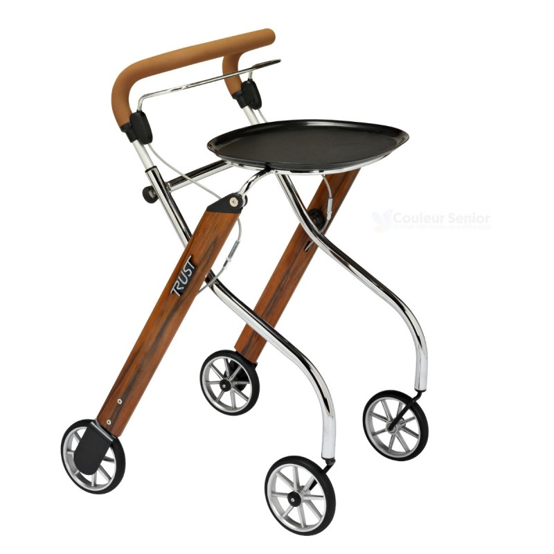 Rollator de maison Let's Go Indoor très élégant. Éligible au remboursement Sécu.