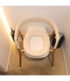 Chaise de toilette Let's Help Me avec accoudoirs sûrs. Remboursement sécurité sociale.
