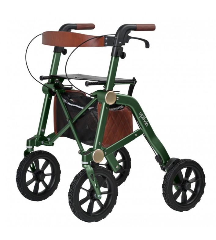 Deambulateur d'extérieur Trive All Terrain très robuste. Idéal pour les promenades des seniors. Éligible au remboursement Sécu.