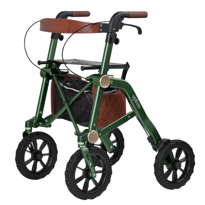 Deambulateur d'extérieur Trive All Terrain très robuste. Idéal pour les promenades des seniors. Éligible au remboursement Sécu.