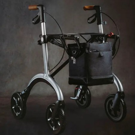 Ce sac de créateur JOST transforme votre déambulateur SALJOL en un atout très mode.