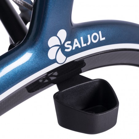 Accessoire porte-canne monté sur déambulateur SALJOL.