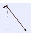 Canne de marche réglable motif léopard, originale, pour femme senior. Remboursable Sécu.