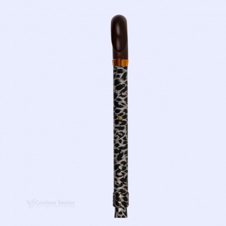 Système de réglage de la canne de marche style léopard pour femme original et moderne. Idéale pour offrir !