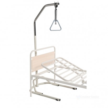 Poignée ergonomique de la potence, idéale pour assurer la sécurité à domicile au lever.