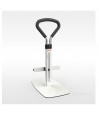 Poignee aide au lever Let's Get Up avec socle blanc hauteur reglable vue complete produit