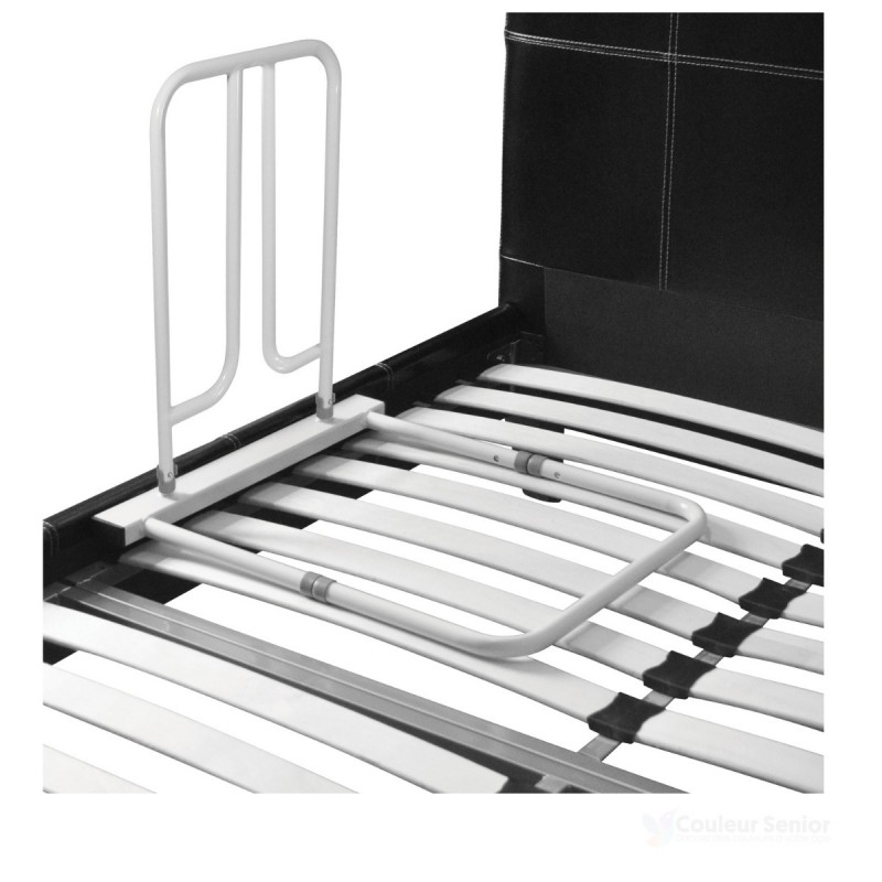 Base antidérapante barre aide lever lit posée sur lattes – installation sans vissage ni perçage