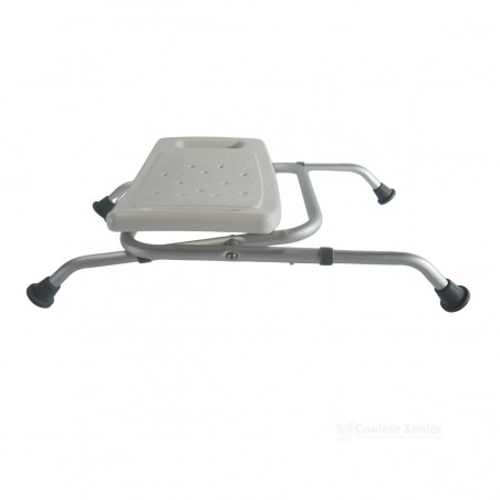 Tabouret de douche pliable et facile à ranger. Support jusqu’à 100 kg. Qualité pharmacie.