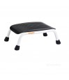 Marchepied TrustCare Let's Step blanc noir pieds caoutchouc vue de face salle de bain