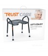 Boîte emballage tabouret douche élégant design suédois pratique pharmacie matériel médical