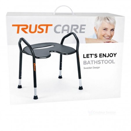 Boîte emballage tabouret douche élégant design suédois pratique pharmacie matériel médical