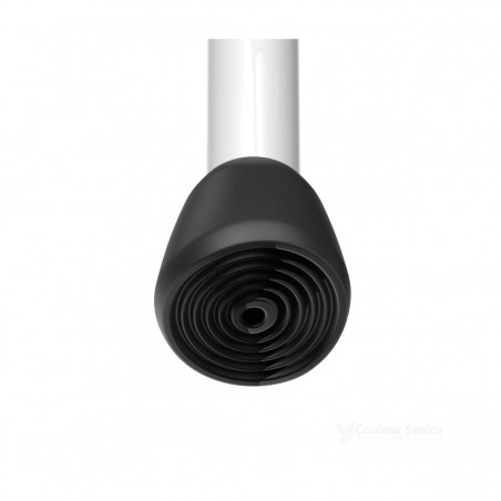 Embout caoutchouc antidérapant rainuré sécurité stabilité sol mouillé tabouret douche pratique noir