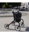 Déambulateur lets move noir sac carloni fontaine ville extérieur pratique maniable couleur senior