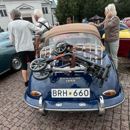 Déambulateur lets move trustcare transporté porte-bagages voiture ancienne Porsche pratique léger