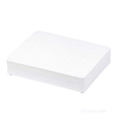 Marchepied K40 blanc 4 modules empilables réglable baignoire antidérapant senior fond blanc CouleurSenior