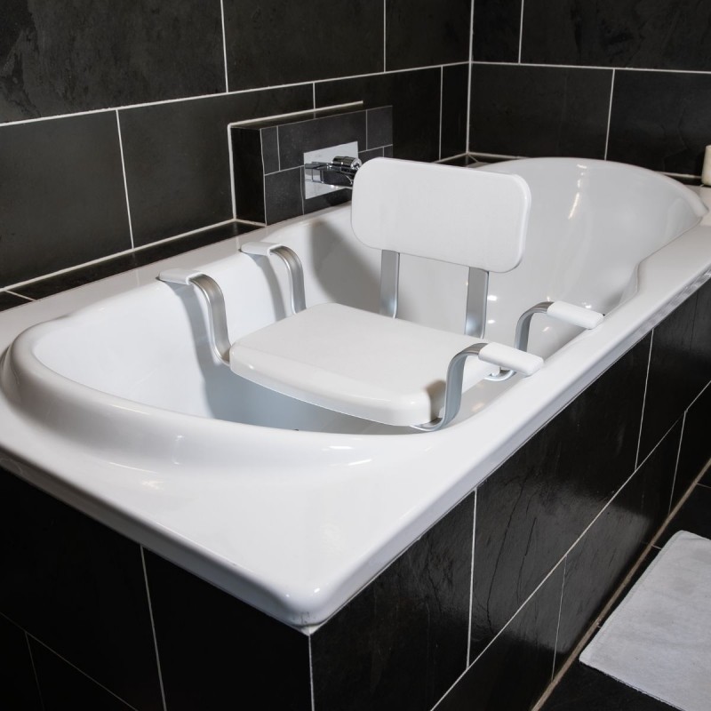 Siège de bain facilitant l'accès à la baignoire. Un choix de qualité adapté au poids des utilisateurs pour la douche.