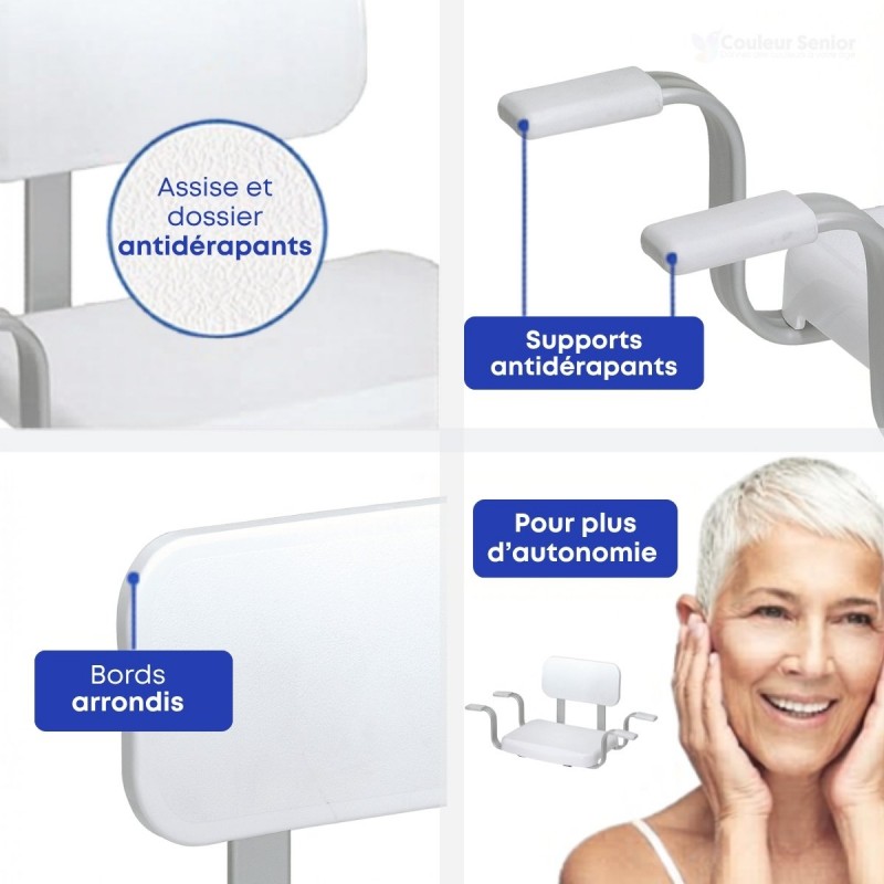 Découvrez notre gamme, qui comprend ce siège de baignoire. Qualité à un excellent prix, conçue comme une aide pour la personne.