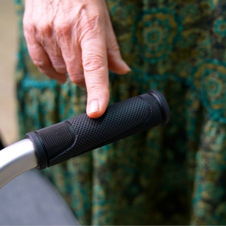 Poignées ergonomiques du déambulateur Modulo.