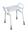 Tabouret de douche. Assise stable et très sécurisée pour les seniors.