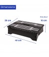 Dimensions exactes du marchepied de maison : surface de 40 x 28 cm et hauteur 10 cm