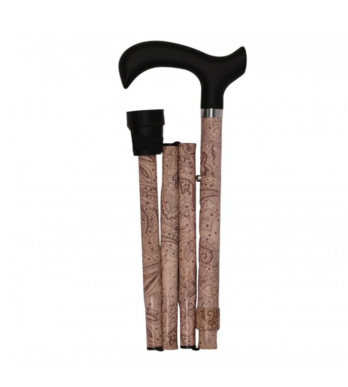 Canne de Marche Pliante Réglable Arabesque pour femme.