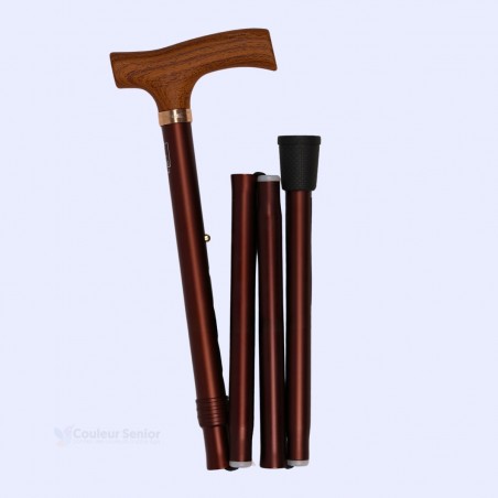 Photo de canne Fayet Héritage grande taille facile à plier et à ranger, pratique pour se déplacer.