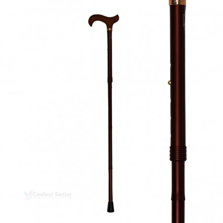 Canne de marche élégante et robuste Fayet Héritage petite et moyenne taille facile à plier.