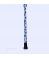 Embout robuste : canne de marche réglable Bleuets  pour femme. Un beau cadeau original et fantaisiste.