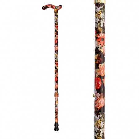 Jolie canne de marche réglable et originale pour femme. Un cadeau élégant, artistique et remboursable.