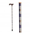 Canne de marche en aluminium réglable, sobre et originale. Tartan écossais, homme et femme.