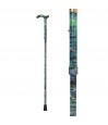 Canne de marche réglable et remboursable pour femme, superbe design artistique inspiré de la peinture de Monet, Nymphéas.