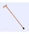 Profil complet de canne de marche pour femme, pliable, fantaisie, motif original, non remboursable.