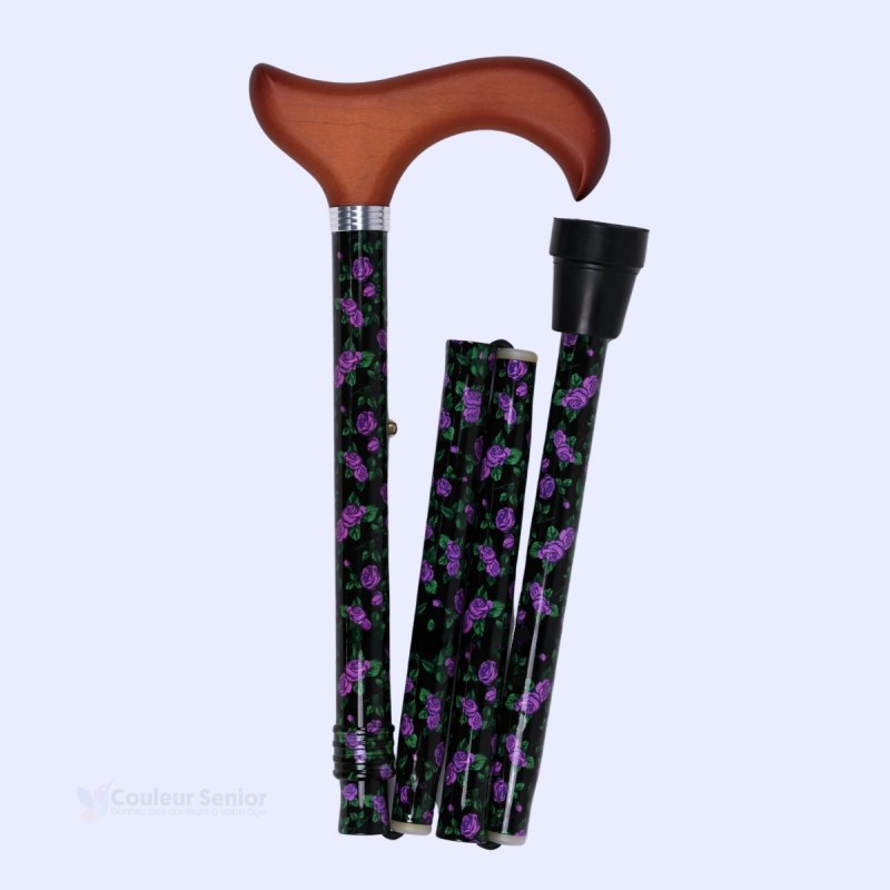 Modèle pliant floral rangé. Une merveilleuse idée de cadeau remboursable pour une femme senior.