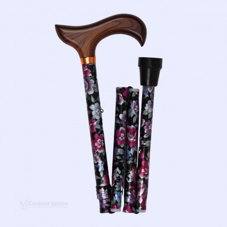 Modèle floral pliant rangé. Une superbe idée de cadeau remboursable pour une femme senior.