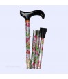 Modèle pliant floral rangé. Merveilleuse idée de cadeau remboursable pour une femme senior.