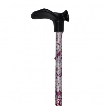 Canne de marche orthopédique avec poignée ergonomique et anatomique, très pratique et réglable en hauteur.