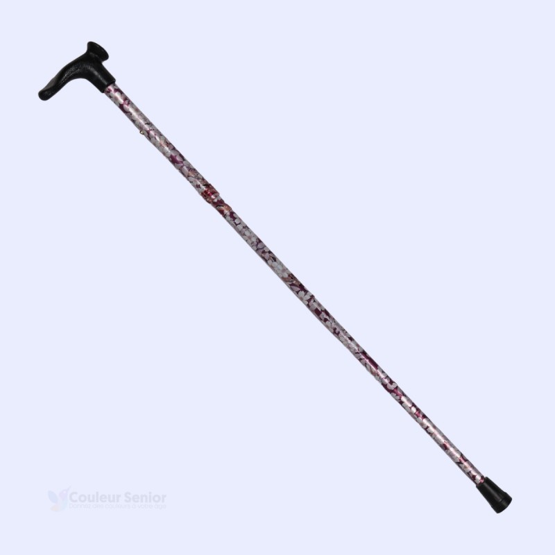 Canne de marche orthopédique, pliable et réglable, robuste pour femme.