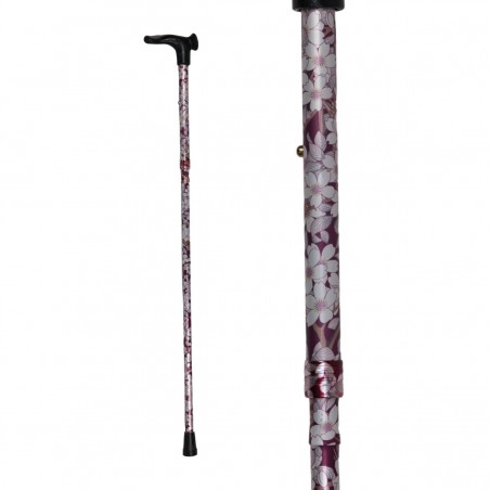 Canne de marche pour dame, très robuste. Superbe accessoire orthopédique pour la sécurité à chaque pas.
