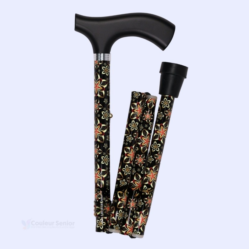 Modèle pliant floral rangé. Une merveilleuse idée de cadeau remboursable pour la senior.