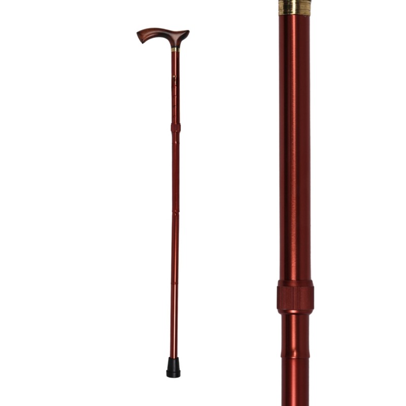 Canne de marche très pratique. Un superbe accessoire robuste, doté d’un élégant fût en bronze.