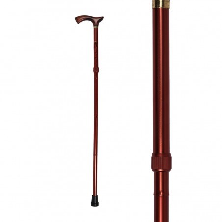 Canne de marche très pratique. Un superbe accessoire robuste, doté d’un élégant fût en bronze.
