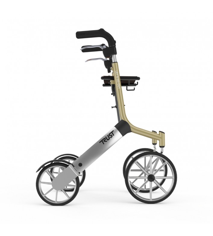 Rollator moderne et élégant Let's Go Out, un appui de confiance remboursable par la Sécu. Design suédois.