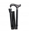 Superbe canne pliante noire pour grande taille. Une marche très sûre, stable et confortable.