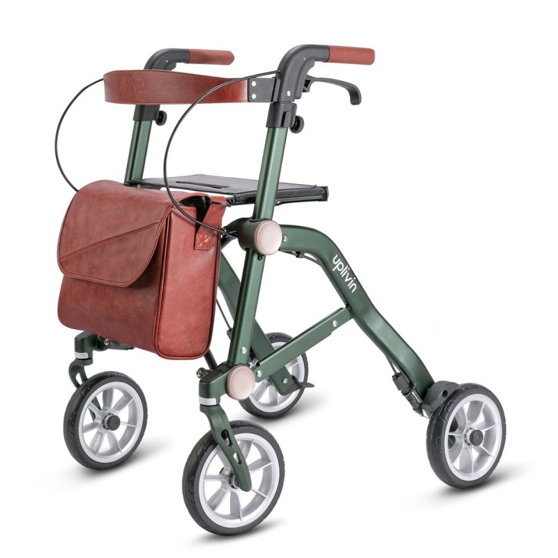Trive vert : le rollator de voyage très élégant. Éligible au remboursement Sécu.